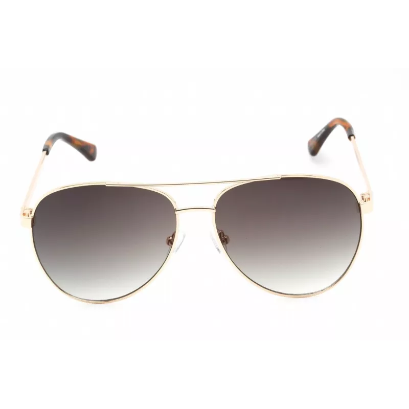 GUESS GF0251-32P Vyriški kvadratiniai Havana akiniai nuo saulės su rudais gradientiniais lęšiais