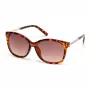 GUESS GF0394-5652F Moteriški kvadratiniai acetatiniai akiniai nuo saulės Havana Brown Gradient 56mm