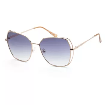 Guess GF0416-6028W Moteriški drugelio formos akiniai nuo saulės Havana Brown Gradient 60mm