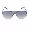 GUESS GF5053-0008F Vyriški kvadratiniai akiniai nuo saulės - Juodas rėmas, dūminiai lęšiai 58mm