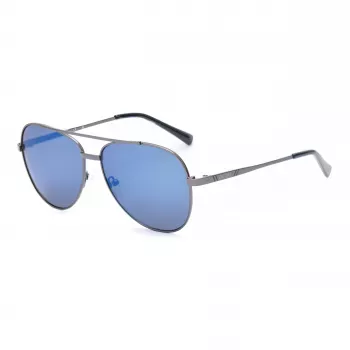 GUESS GF5117-5806C Vyriški akiniai nuo saulės, juodas rėmelis, pilki lęšiai, 58 mm