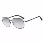 GUESS GG2114S-01B Vyriški akiniai nuo saulės, juodas kvadratinis rėmelis, pilki gradientiniai lęšiai, 60 mm