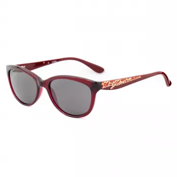 GUESS GU7209-BU-3 Moteriški katės akies akiniai nuo saulės, mėlynas rėmelis, gradientiniai mėlyni lęšiai, 54-17-135 mm