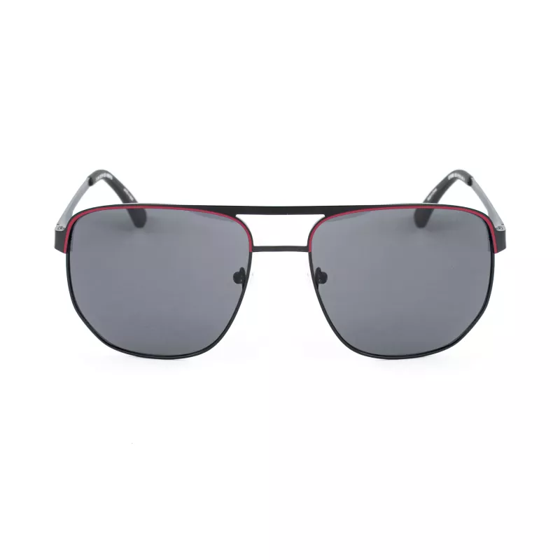GUESS MAN akiniai nuo saulės GF00061-6102A Juodas rėmelis Pilki lęšiai 61mm