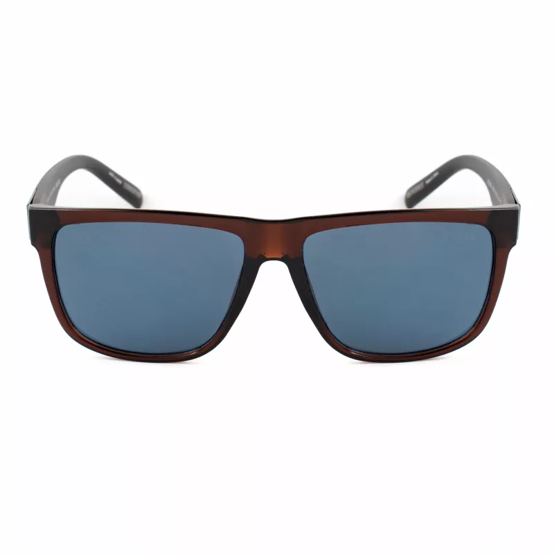 GUESS MAN Akiniai GO00058-6145V Kvadratinis Rėmas Blizgantis Juodas Dūminis Stiklas 61mm
