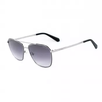 GUESS MAN Akiniai GU00147-5605B Stačiakampis Juodas Acetato Rėmas Pilki Polikarbonato Lęšiai 56/16/145 mm UV400