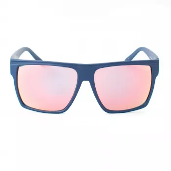 GUESS MAN Akiniai nuo saulės GU2053MBL21F Matiniai mėlyni kvadratiniai rėmeliai 58mm