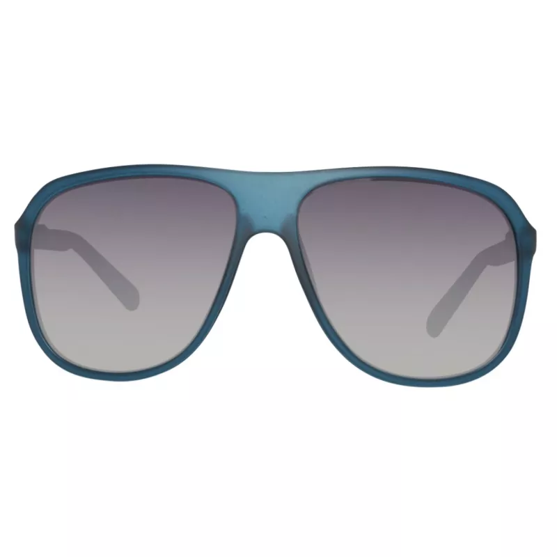 GUESS MAN Akiniai GU6876-5991B Stačiakampis Juodas Rėmas Pilki Lęšiai 59mm
