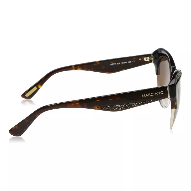 GUESS MARCIANO Moteriški katės akies akiniai nuo saulės GM0777-5552F Havana Brown Gradient 55mm
