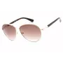 Guess vyriški akiniai nuo saulės GF0221-32F tamsiai Havana acetato rėmelis rudi gradientiniai lęšiai 59mm