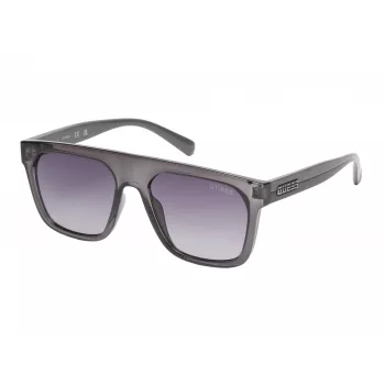 GUESS vyriški akiniai nuo saulės GO00068-5520B Dark Havana stačiakampiai 55/18/145 mm