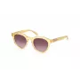 GUESS vyriški akiniai nuo saulės GU00063-5039F Havana acetatinis kvadratinis rėmas rudi lęšiai 50mm