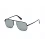GUESS vyriški akiniai nuo saulės GU6939-5802Q juodas kvadratinis rėmas, dūminiai lęšiai 58mm