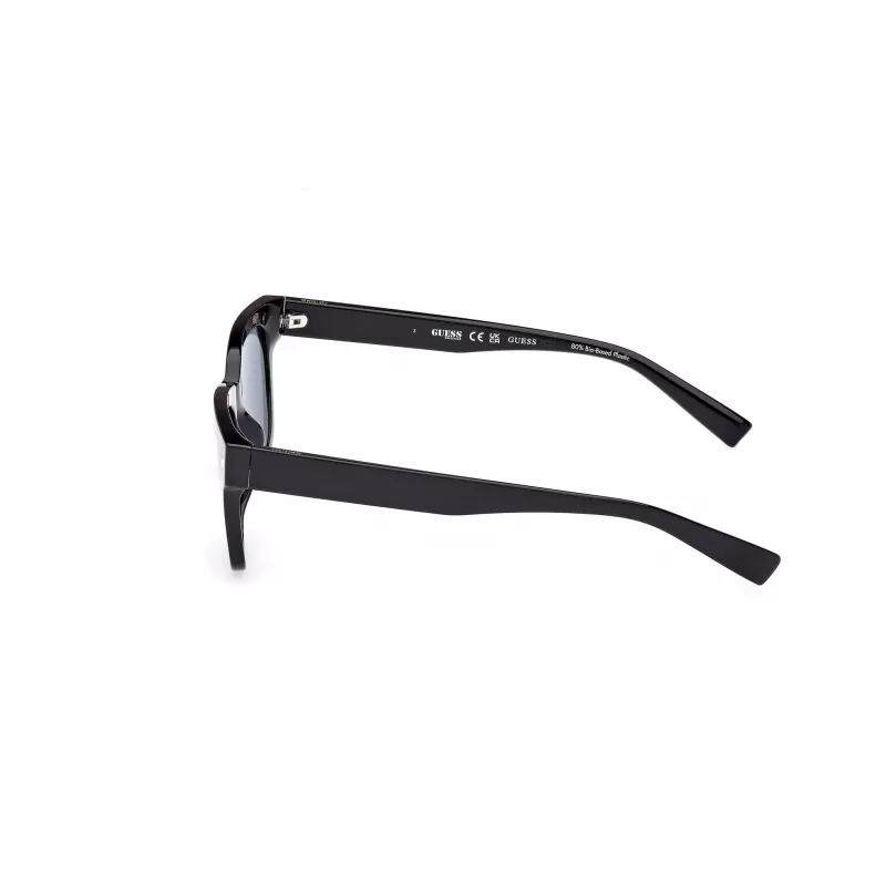 GUESS vyriški akiniai nuo saulės GU8265-5301V juodas acetatas stačiakampis pilnas rėmelis 53/19/150 mm