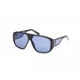 GUESS Unisex akiniai nuo saulės GU00135-6101V Juodas rėmelis Pilki gradientiniai lęšiai 61mm