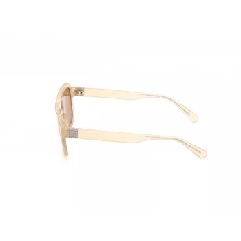 GUESS Unisex akiniai nuo saulės GU82595357E Havana/Tortoise rėmelis, rudi gradientiniai lęšiai 53/19/145 mm