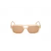 GUESS Unisex akiniai nuo saulės GU82595357E Havana/Tortoise rėmelis, rudi gradientiniai lęšiai 53/19/145 mm