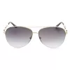GUESS Moteriški Drugelio/Katės Akies Akiniai Nuo Saulės GF6171-32B Blizgantys Juodi Dūminiai Gradientiniai 60 mm
