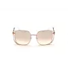 GUESS Moteriški Drugelio/Katės Akies Akiniai Nuo Saulės GU7626-5828U Havana/Ruda Gradientas 58mm