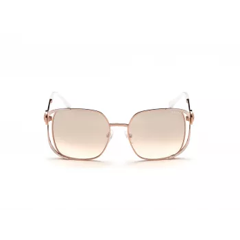 GUESS Moteriški Drugelio/Katės Akies Akiniai Nuo Saulės GU7626-5828U Havana/Ruda Gradientas 58mm