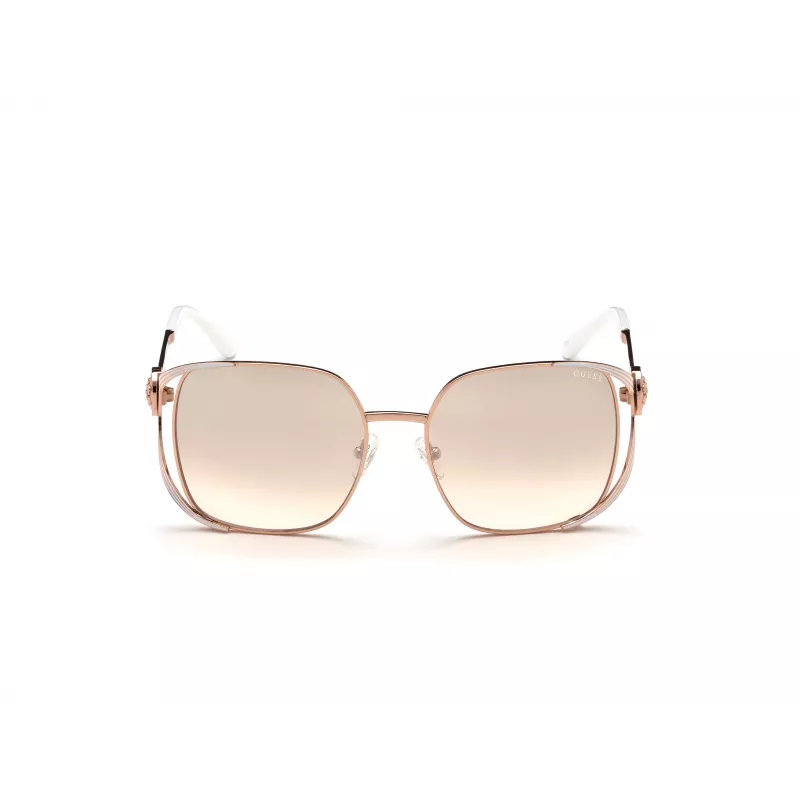 GUESS Moteriški Drugelio/Katės Akies Akiniai Nuo Saulės GU7626-5828U Havana/Ruda Gradientas 58mm
