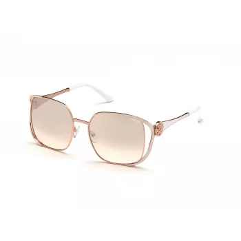 GUESS Moteriški Drugelio/Katės Akies Akiniai Nuo Saulės GU7626-5828U Havana/Ruda Gradientas 58mm
