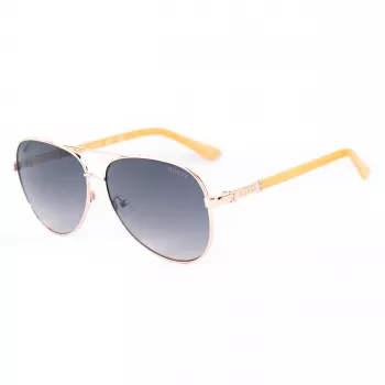 GUESS Moteriški drugelio formos akiniai nuo saulės GU00173-6028W Havana Brown Gradient 60mm