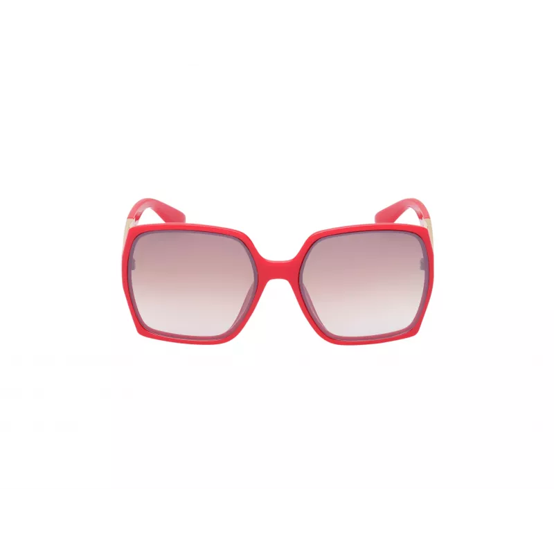 GUESS Women's Cat Eye Sunglasses GO00031-6266F - Shiny Black Frame, Gradient Smoke Lens, UV400 Protection