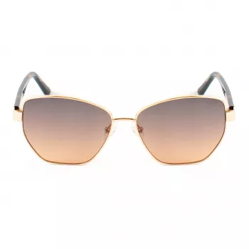 GUESS moteriški katės akies formos akiniai nuo saulės GU00102-5632F Havana Brown Gradient 56mm
