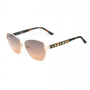 GUESS moteriški katės akies formos akiniai nuo saulės GU00102-5632F Havana Brown Gradient 56mm