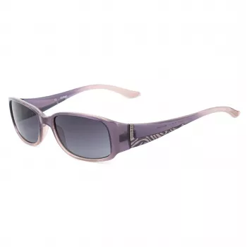 GUESS Moteriški katininiai akiniai nuo saulės GU7121PUCLR35 Violetiniai Skaidrūs Acetatas 53mm