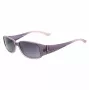 GUESS Moteriški katininiai akiniai nuo saulės GU7121PUCLR35 Violetiniai Skaidrūs Acetatas 53mm