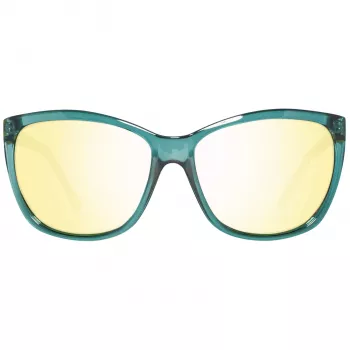 GUESS Women's Cat Eye Sunglasses GU7308-60S18 Brown Havana