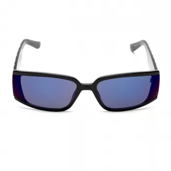 GUESS Moteriški GF5127-6501C Oversized kvadratiniai akiniai nuo saulės, juodas rėmas su dūminiais gradientiniais lęšiais