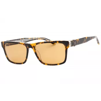 GUESS Women's Rectangular Acetate Sunglasses GU00074-53E Havana Brown Gradient 55mm