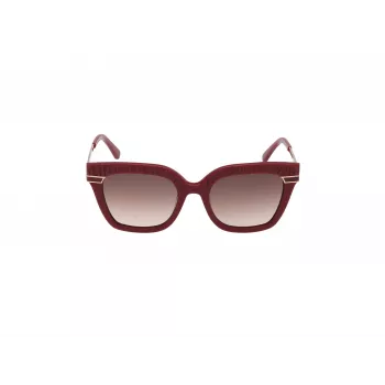 GUESS moteriški akiniai nuo saulės GF00015-5169T rudi Havana kvadratinis rėmelis