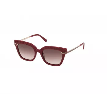GUESS moteriški akiniai nuo saulės GF00015-5169T rudi Havana kvadratinis rėmelis