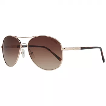Guess moteriški akiniai nuo saulės GF0295-33F ruda Havana drugelis 60mm
