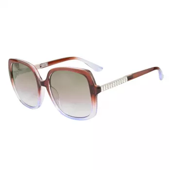 GUESS moteriški akiniai nuo saulės GF0406-5683Z Havana Brown Butterfly Cat Eye 56mm