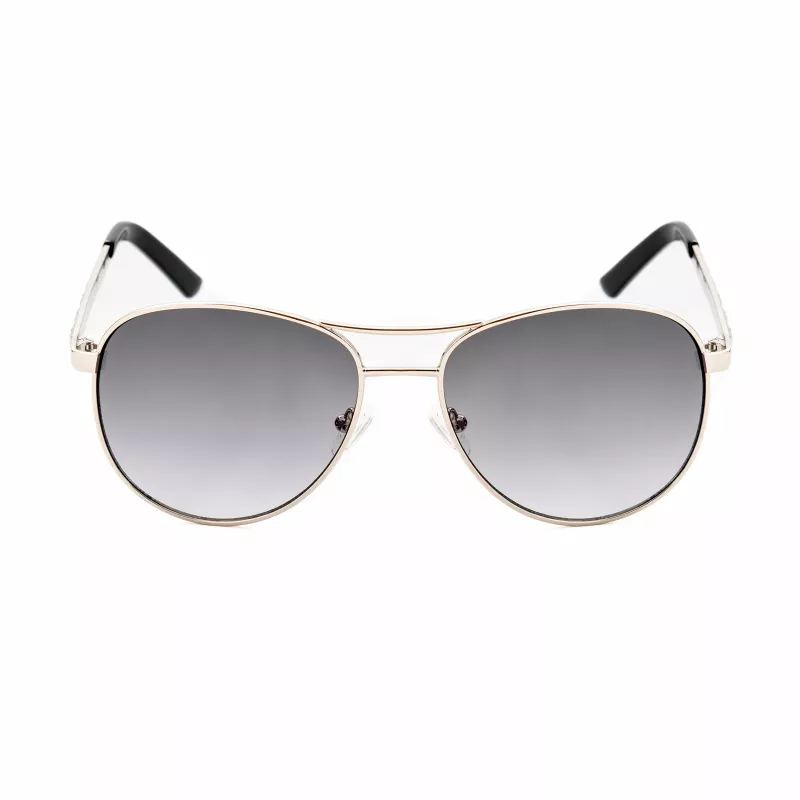 Guess moteriški akiniai nuo saulės GF0408-6132B Havana kvadratinis rėmas rudi gradientiniai lęšiai 61mm