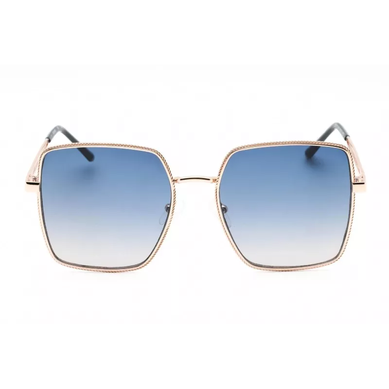 Moteriški „Guess“ akiniai nuo saulės GF0419-28W Havana acetatinis rėmas rudi gradientiniai lęšiai 58 mm