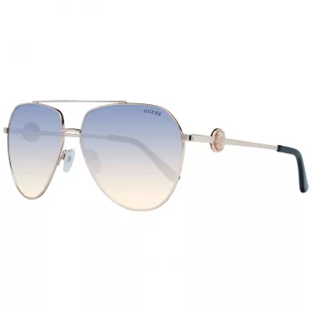 Moteriški „Guess“ akiniai nuo saulės GF6140-32W Auksiniai/Rudi Drugelis 62mm