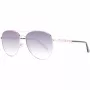 GUESS Moteriški Akiniai Nuo Saulės GF6143-28B Rudi Havana Drugelio Rėmeliai 59mm