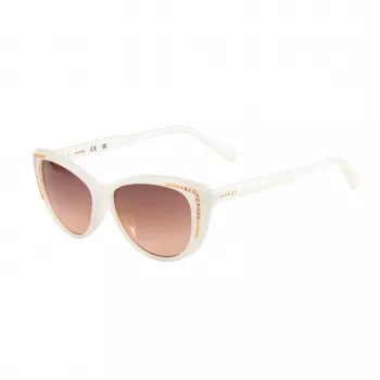 GUESS moteriški akiniai nuo saulės GO00006-5621F Havana acetatas rudi gradientiniai UV400 56mm