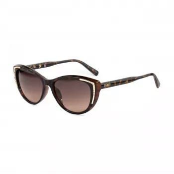 GUESS Moteriški Akiniai Nuo Saulės GO00006-5652F Brown Havana Oversized Square