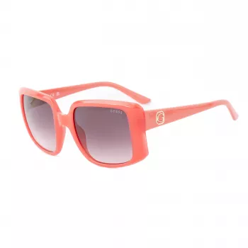 GUESS Moteriški Akiniai nuo Saulės GU00097-5372F - Blizgantis Juodas Rėmelis, Gradientiniai Dūminiai Lęšiai, 53mm