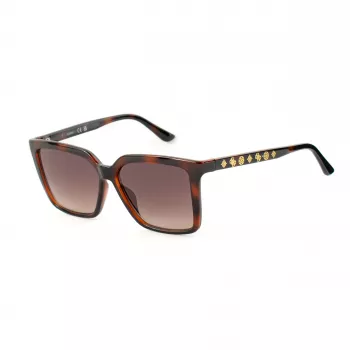 GUESS moteriški akiniai nuo saulės GU00099-5552F Havana acetatas rudi gradientiniai UV400
