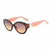 GUESS moteriški akiniai nuo saulės GU00104-5652F Havana acetatinis kvadratinis rėmas rudi gradientiniai lęšiai 56/19/140 mm