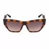 GUESS moteriški akiniai nuo saulės GU00111-5652F - Cat Eye tamsaus havana acetato rėmelis su rudais gradientiniais lęšiais 56/14/130 mm