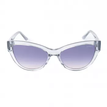 GUESS moteriški akiniai nuo saulės GU00112-5620B Havana acetatas kvadratinis rėmas rudi gradientiniai lęšiai 56/17/140 mm